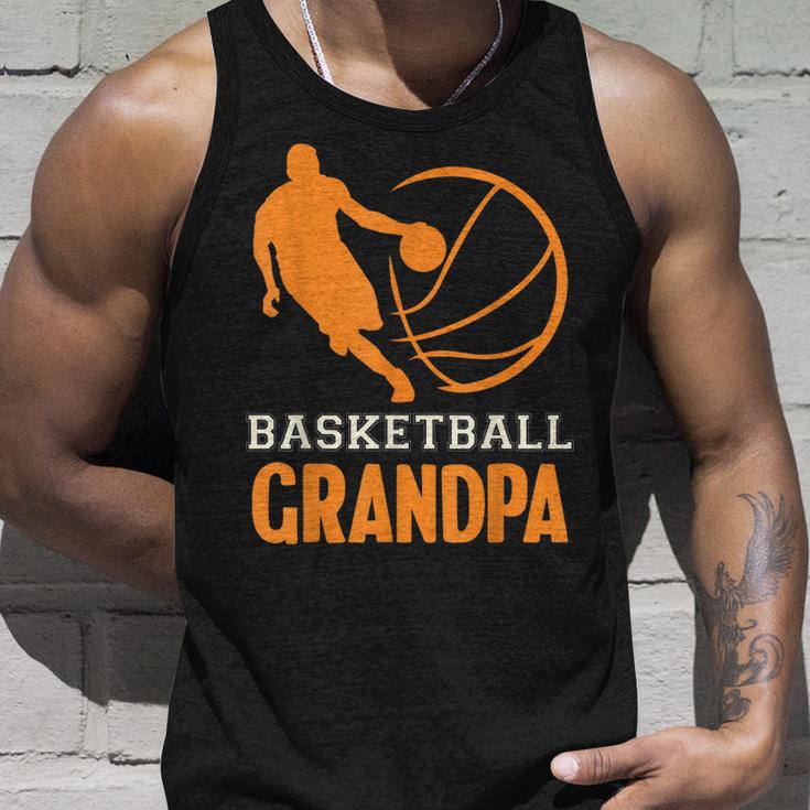 Basketball Opa Schwarzes Unisex TankTop mit Spielergrafik Geschenke für Ihn