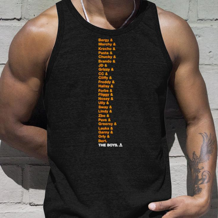 Bergy Marchy Krecho Pasta Unisex Tank Top Gifts for Him