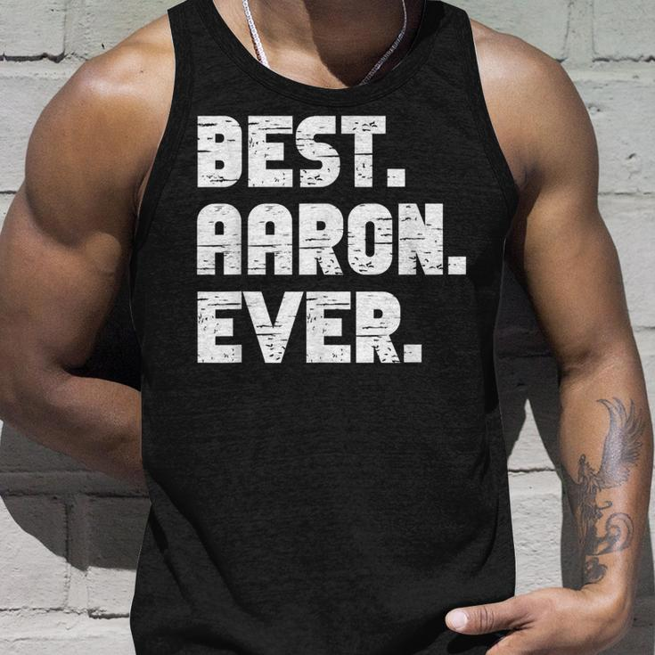 Best Aaron Ever Popular Birth Names Aaron Costume Unisex Tank Top Gifts for Him