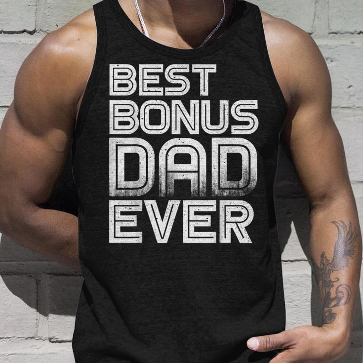 Best Bonus Dad Ever Retro Fathers Gift Idea Gift For Mens Unisex Tank Top Gifts for Him