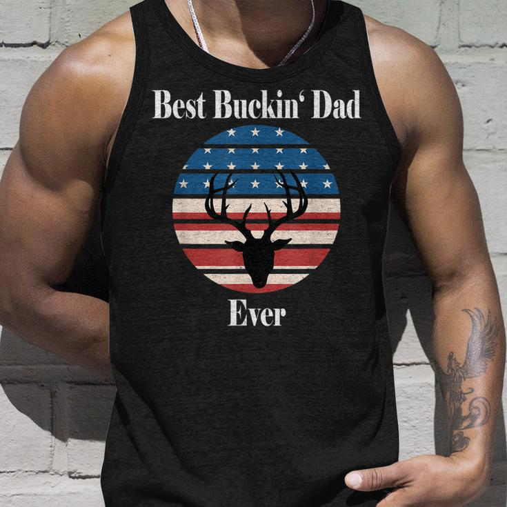 Best Buckin Dad Ever Deer Hunter Cool Hunting Tank Top Gifts for Him