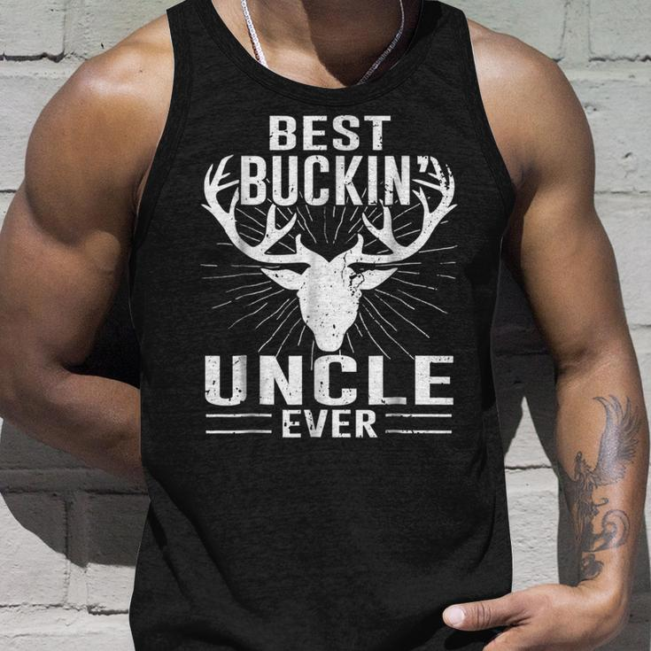 Best Buckin Uncle Ever Deer Hunting Lover Gifts Dad Unisex Tank Top Gifts for Him