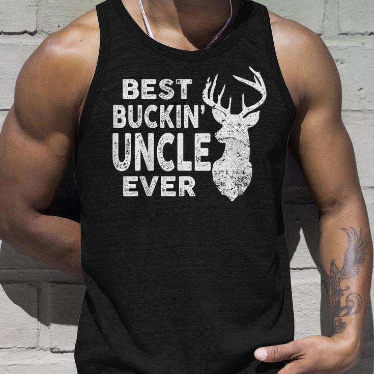Best Buckin Uncle Ever Shirt Deer Hunting Fathers Day V2 Tank Top Gifts for Him