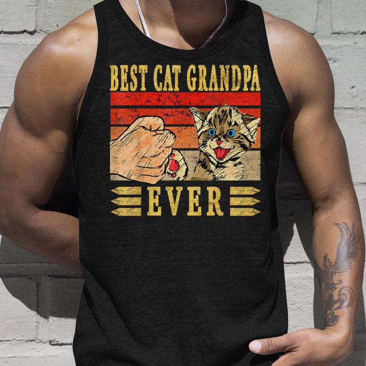 Best Cat Grandpa Ever Katzen Opa Vatertag Geburtstag Katze Tank Top Geschenke für Ihn