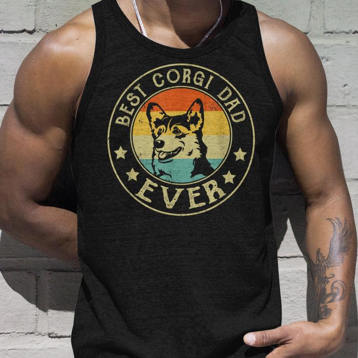 Best Corgi Dad Ever Daddy Gifts Dog Lover Owner V2 Unisex Tank Top Gifts for Him