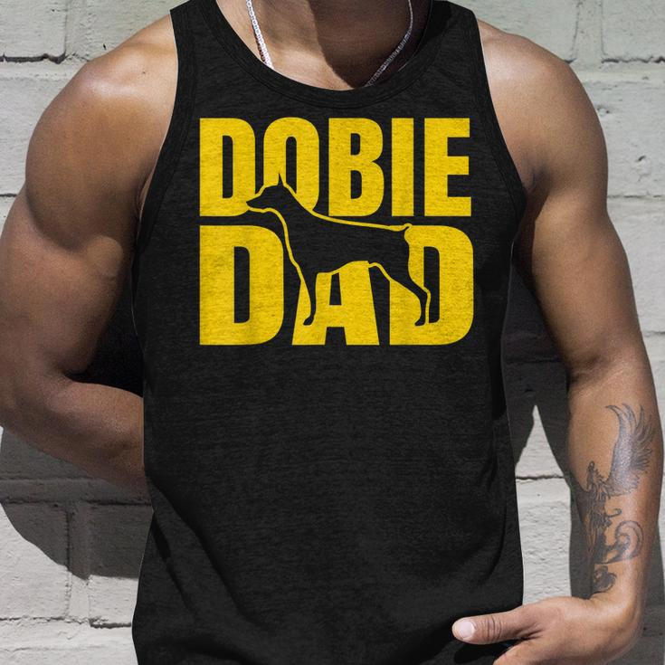 Best Dobie Dad Ever Doberman Pinscher Dog Father Pet Gifts Unisex Tank Top Gifts for Him