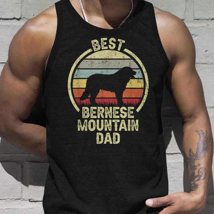 Best Dog Father Dad - Vintage Berner Bernese Mountain Unisex Tank Top Gifts for Him