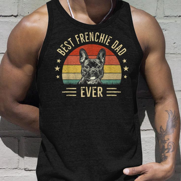 Best Frenchie Dad Ever French Bulldog Lover Owner Dad Unisex Tank Top Gifts for Him