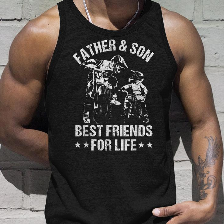 Best Friends For Life Father Son Dirt Bike Fathers Day Dad Unisex Tank Top Gifts for Him