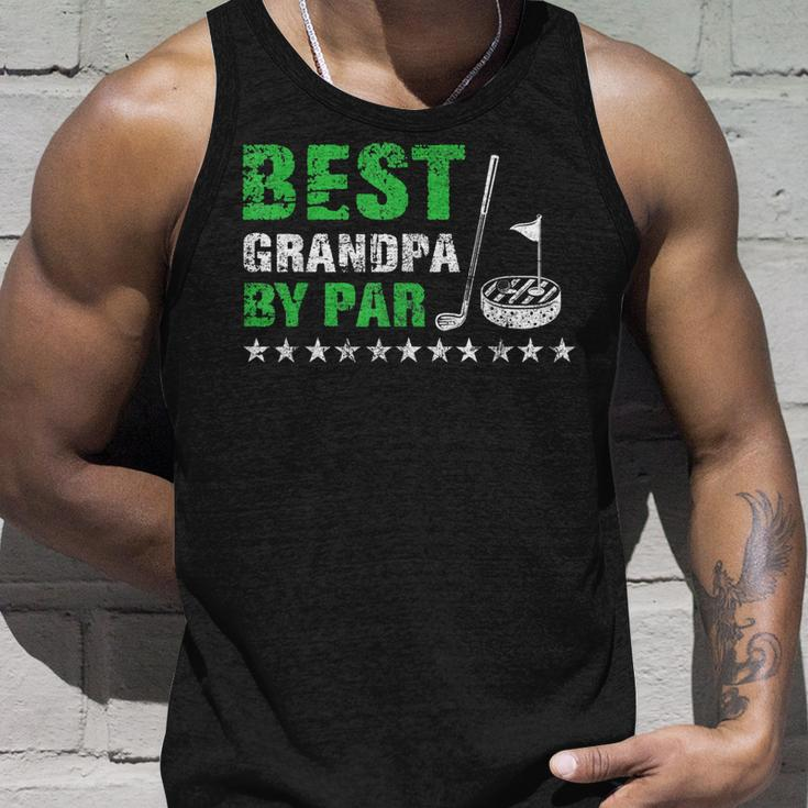 Best Grandpa By Par Golf Lover Fathers Day Dad Tank Top Gifts for Him