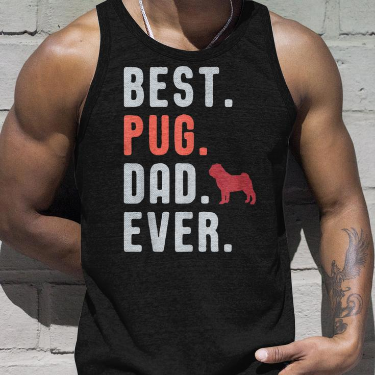 Best Pug Dad Ever Fathers Day Dog Daddy Gift Gift For Mens Unisex Tank Top Gifts for Him
