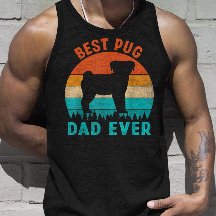 Best Pug Dad Ever Funny Gifts Dog Animal Lovers Walker Cute Unisex Tank Top Gifts for Him