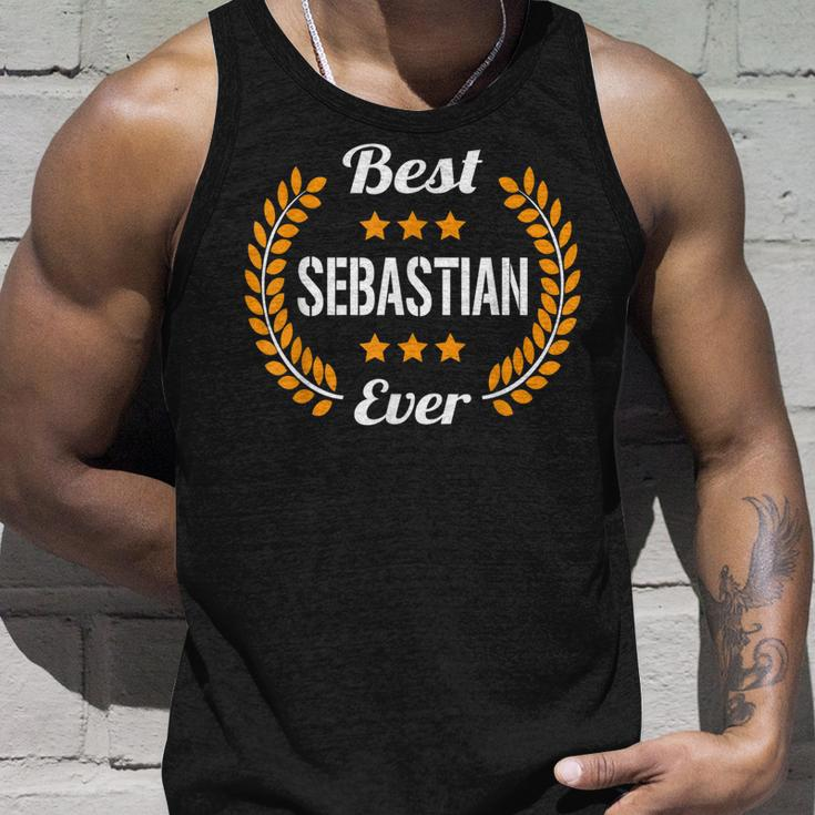 Best Sebastian Ever Funny Saying First Name Sebastian Unisex Tank Top Gifts for Him