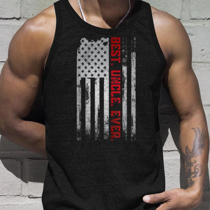 Best Uncle Ever American Usa Flag Father’S Day Gift For Dad Unisex Tank Top Gifts for Him