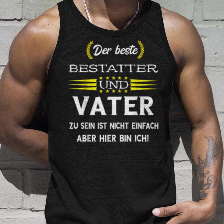 Bestatter Vater Unisex TankTop, Herren Friedhof Motiv Tee Geschenke für Ihn