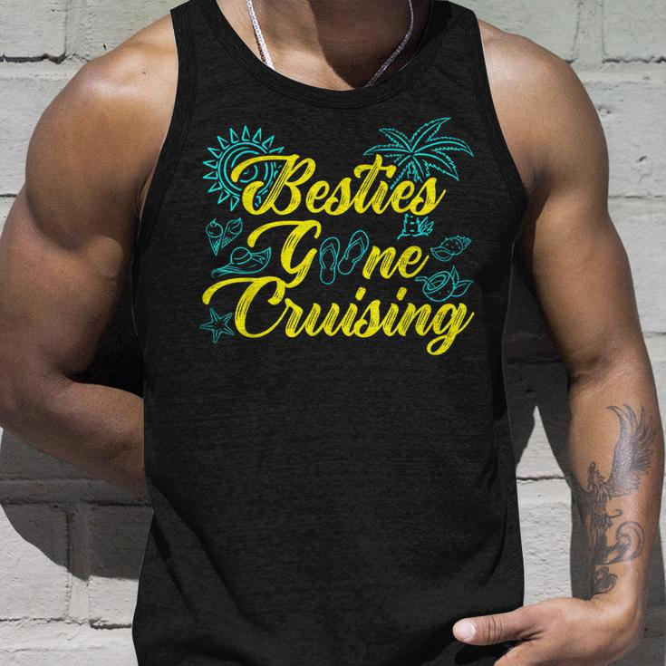 Besties Gone Cruise Matching Girls Trip Cruising Vacation Unisex Tank Top Gifts for Him