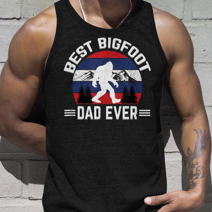 Bigfoot For Men Best Bigfoot Dad Ever Unisex Tank Top Gifts for Him