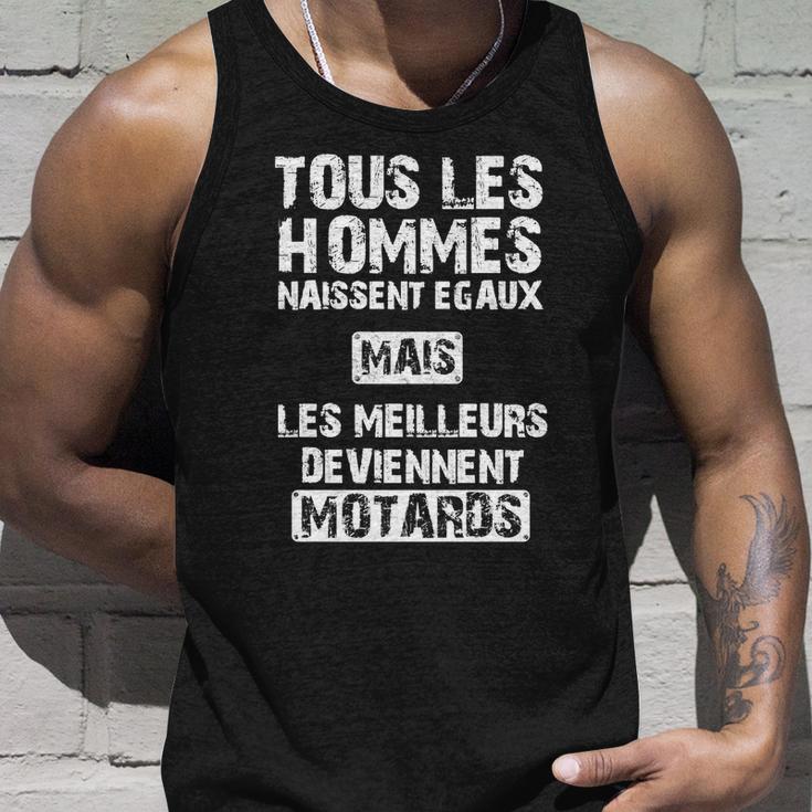 Biker Unisex TankTop Schwarz mit Französischem Spruch für Motorradfans Geschenke für Ihn