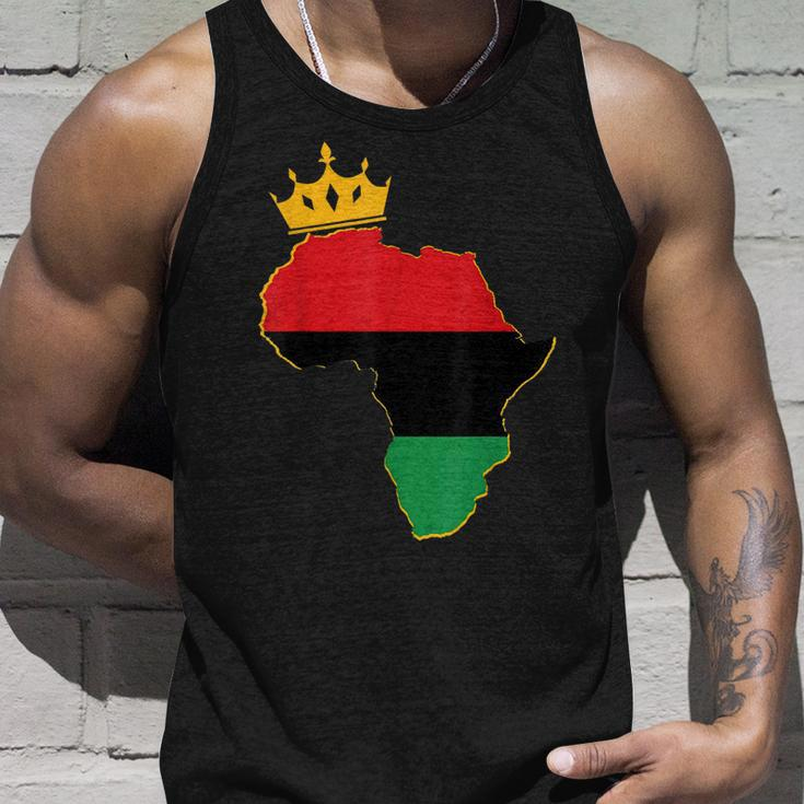 Black King Queen Couple Matching African American Valentine Unisex Tank Top Gifts for Him