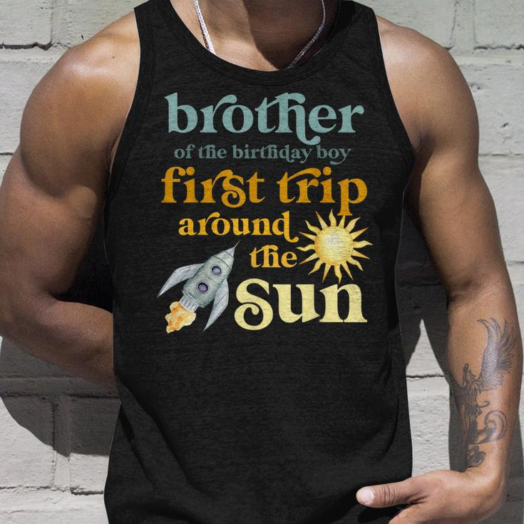 Brother Outer Space 1St Birthday First Trip Around The Sun Unisex Tank Top Gifts for Him