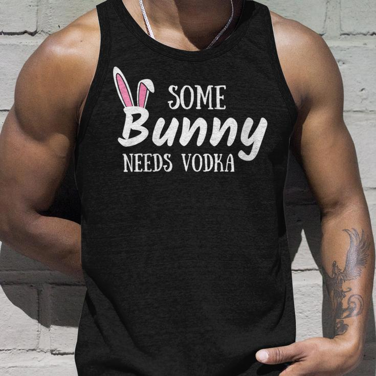 Womens Some Bunny Needs Vodka Alcohol Easter Women Mom Mother Tank Top Gifts for Him