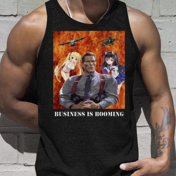 Business Is Booming Meme Giga Chad Unisex Tank Top Gifts for Him