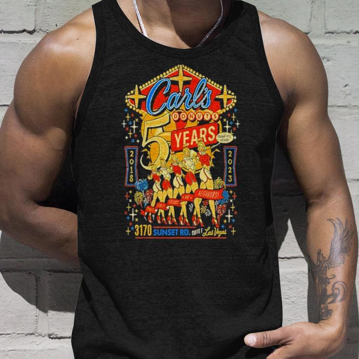 Carl’S Donuts 5 Years April 8 2023 Las Vegas Unisex Tank Top Gifts for Him
