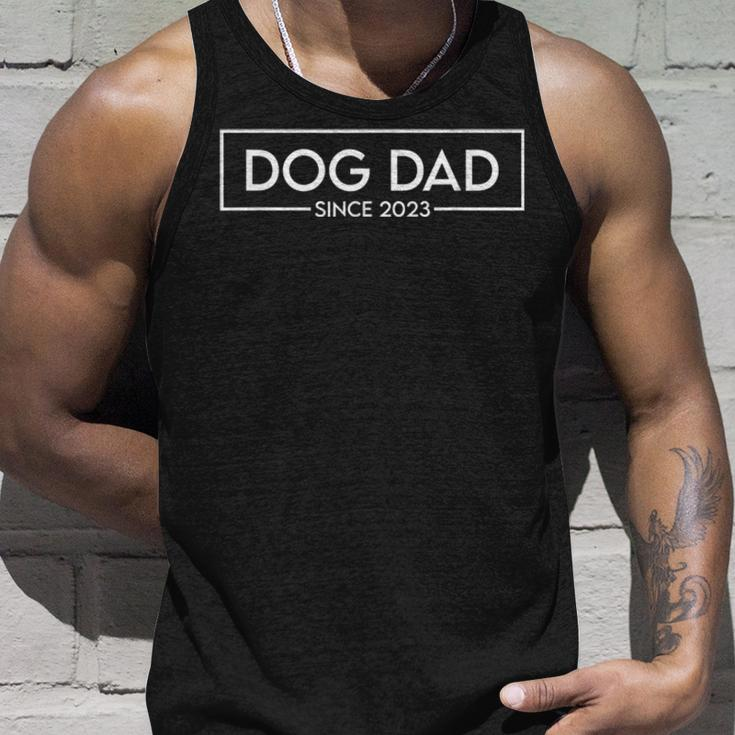 Cat Dad Since 2023 Promoted To Cat Dad Unisex Tank Top Gifts for Him