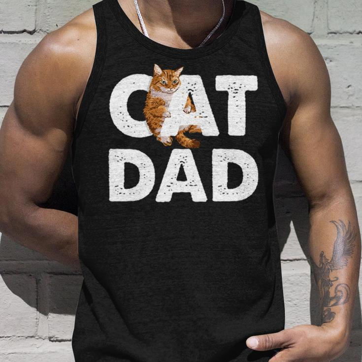 Cat Dad V3 Unisex Tank Top Gifts for Him