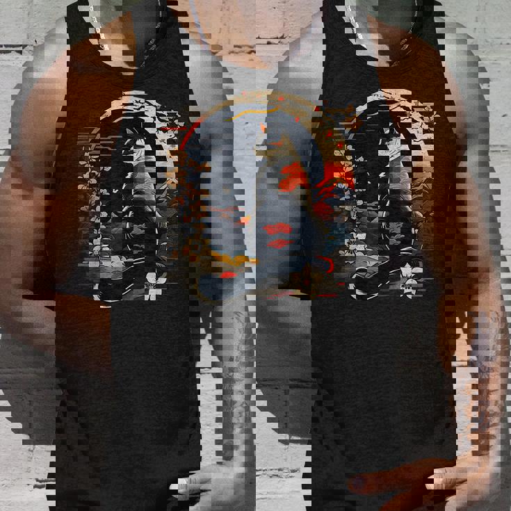 Cat Japan Style Funny Cat Gift Retro Vintage Funny Cat Unisex Tank Top Gifts for Him Cat Japan Style Funny Cat Gift Retro Vintage Funny Cat Unisex Tank Top Gifts for Him