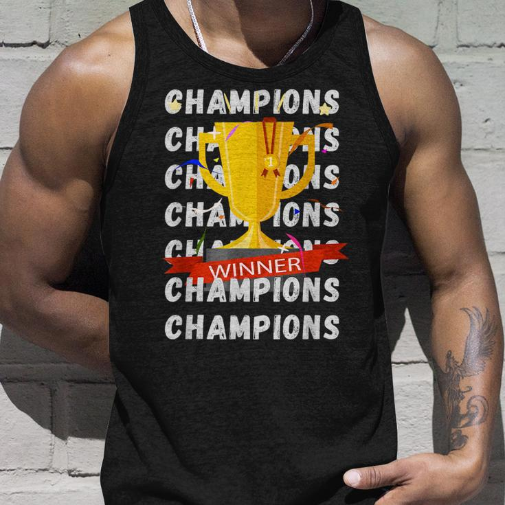 Champions 2023 The Winner Team Number One Team Unisex Tank Top Gifts for Him