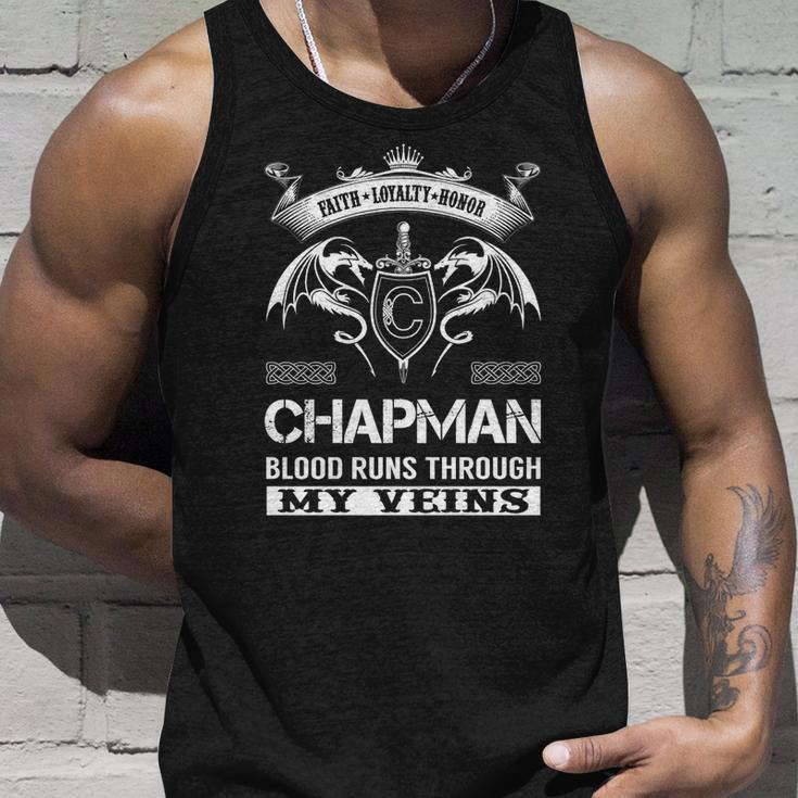 Chapman Blood Runs Through My Veins V2 Unisex Tank Top Gifts for Him