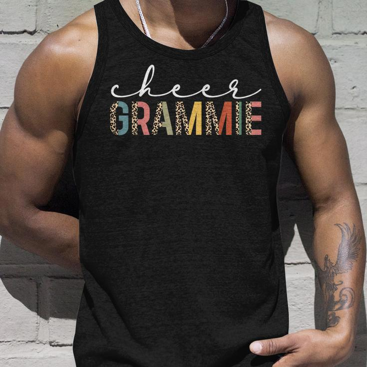 Cheer Grammie Leopard Cheerleading Props Cheer For Grammie Unisex Tank Top Gifts for Him