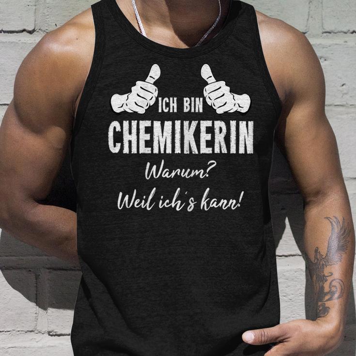 Chemikerin Unisex TankTop, Lustiges Damen Tee für Chemie Begeisterte Geschenke für Ihn