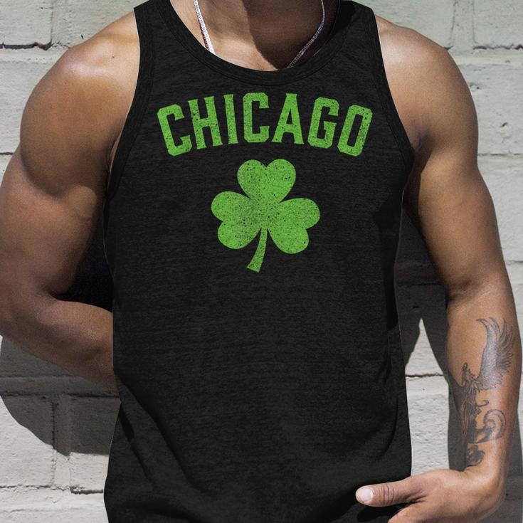 Chicago St Patricks Day - Pattys Day Shamrock  Unisex Tank Top Gifts for Him
