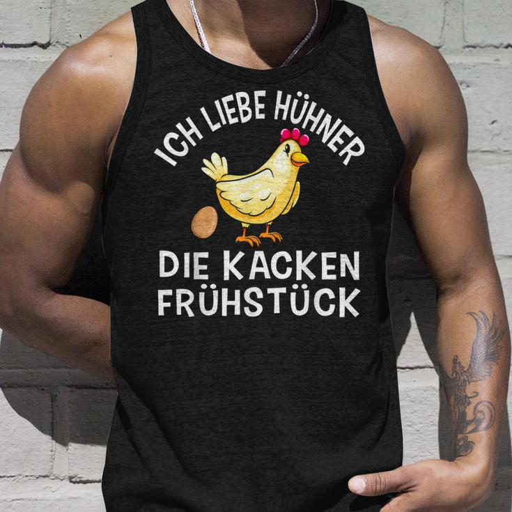 Chicken Spruch Bäuerin Bauern Huhn Henne Hahn Hühner Tank Top Geschenke für Ihn