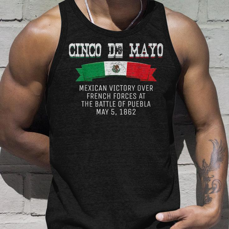 Cinco De Mayo Battle Of Puebla May 5 1862 Mexican Unisex Tank Top Gifts for Him