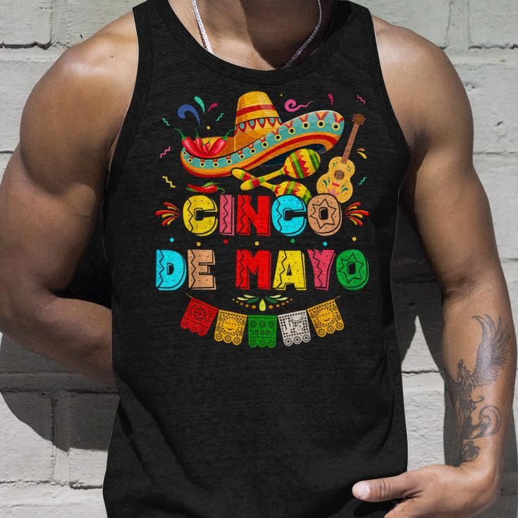 Cinco De Mayo Lets Fiesta 5 De Mayo Squad Fiesta Mexican Unisex Tank Top Gifts for Him