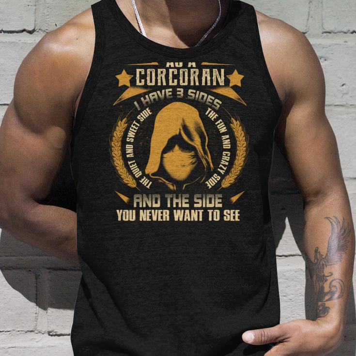Corcoran - I Have 3 Sides You Never Want To See Unisex Tank Top Gifts for Him