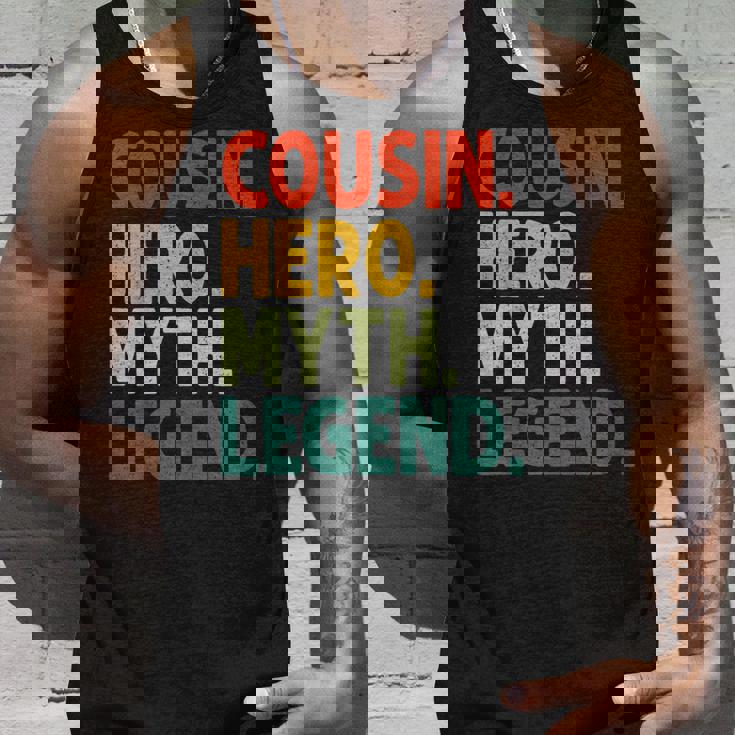 Cousin Held Mythos Legende Retro Vintage-Cousin Tank Top Geschenke für Ihn