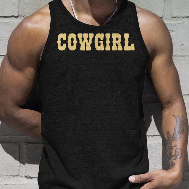 Cowgirl Brown Cowgirl Unisex Tank Top Gifts for Him