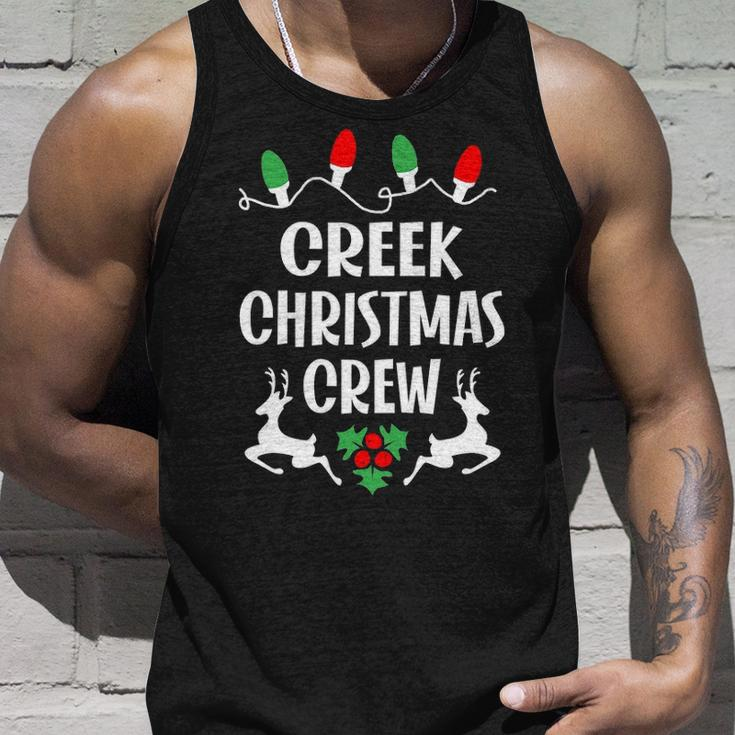 Creek Name Gift Christmas Crew Creek Unisex Tank Top Gifts for Him