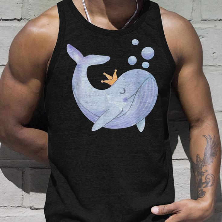 Cute Whale - Illustration - Classic Unisex Tank Top Gifts for Him