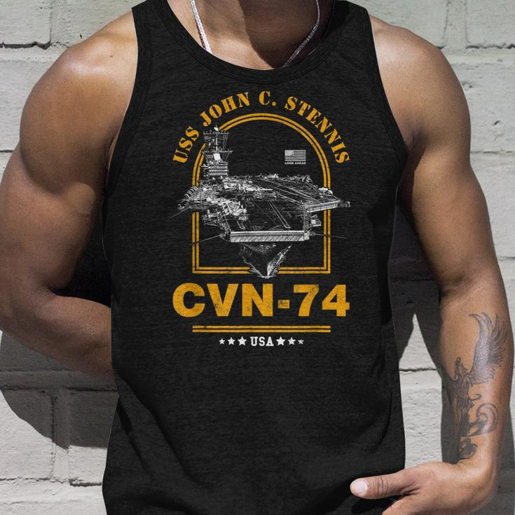 Cvn-74 Uss John C Stennis Unisex Tank Top Gifts for Him