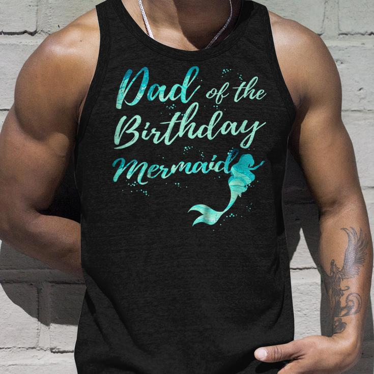 Dad Of The Birthday Mermaid Party Outfit Shirts For Men Unisex Tank Top Gifts for Him