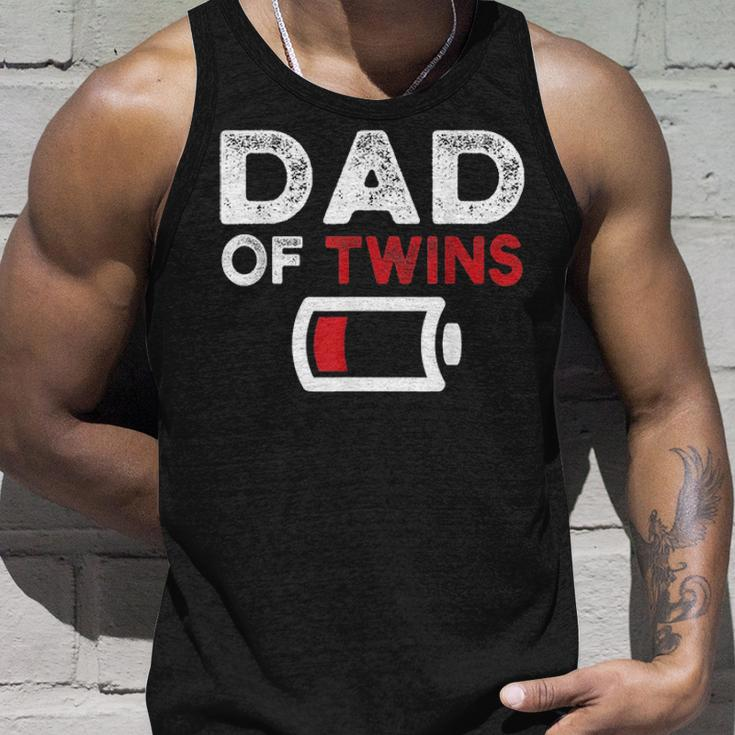 Dad Of Twins Fathers Day Gifts Unisex Tank Top Gifts for Him