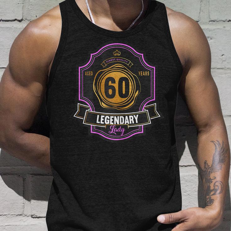 Damen 60 Geburtstag 60 Jahre Aged 60 Years Whisky Whiskey Tank Top Geschenke für Ihn