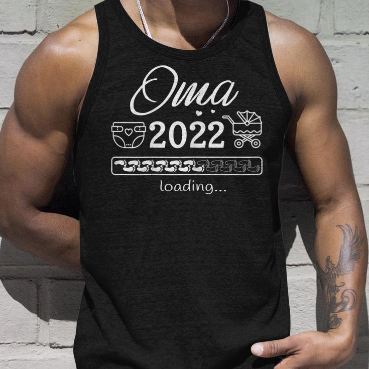 Damen Oma 2022 Loading Unisex TankTop, Schwangerschaftsverkündung Geschenke für Ihn