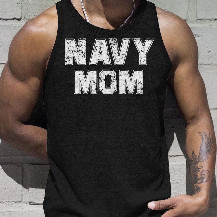 Damen US Navy Proud Mama Original Navy Vintage Mom Tank Top Geschenke für Ihn