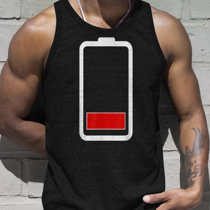 Dead Low Battery Halloween Couples Costume Unisex Tank Top Gifts for Him
